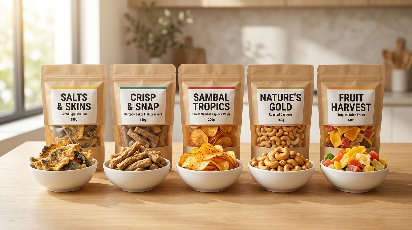 DAHAN TIGA Malaysian Snacks Spread